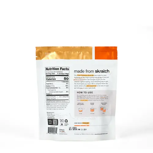 Skratch Labs Skratch Labs Clear Drink Mix Hint of Orange | Hydration