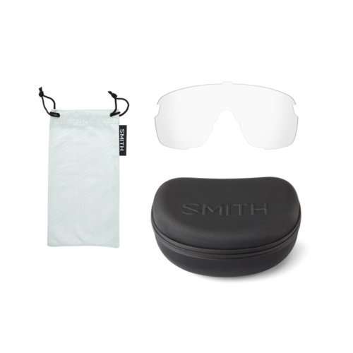 Smith Smith Bobcat Black/ChromaPop Red Mirror | Sunglasses