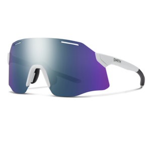 Smith Vert White/Chromapop Violet Mirror Sunglasses