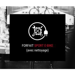 50% OFF SPORT E-BIKE MAINTENANCE