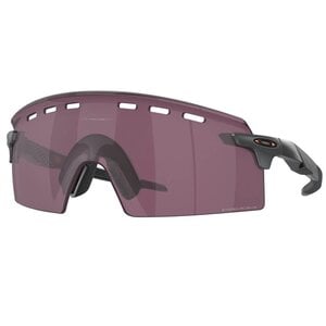 Oakley Encoder Strike Vented Matte Grey Smoke/Prizm Road Black Sunglasses