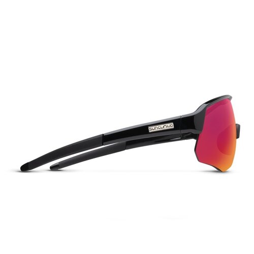 Suncloud Lunettes Suncloud Cadence Black/Polar Red Mirror