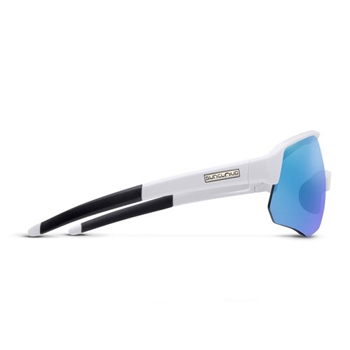 Suncloud Lunettes Suncloud Cadence White/Polar Blue Mirror