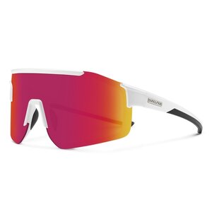 Suncloud Lunettes Domain White/Polarized Red Mirror