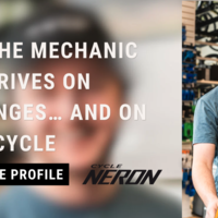 Félix, the mechanic who thrives on challenges… and his unicycle