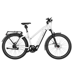 Riese & Muller Charger4 Mixte GT Rohloff ABS 750WH Kiox 300 46cm - Ceramic White