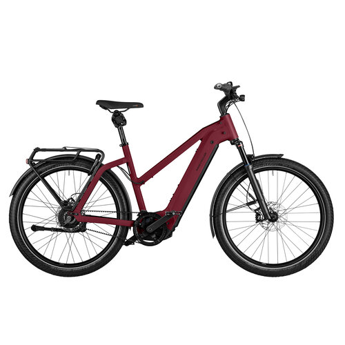 Riese & Muller Riese & Muller Charger4 Mixte GT Vario Select 750WH Kiox 300 49cm - Dark Red Matt | Electric Bike Riese & Muller Riese & Muller Charger4 Mixte GT Vario Select 750WH Kiox 300 49cm - Dark Red Matt | Electric Bike