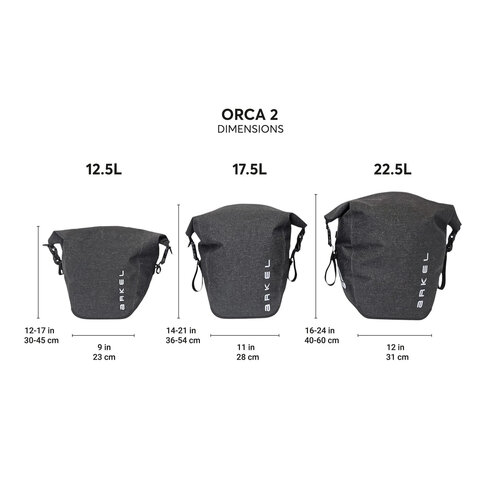 Arkel Arkel Orca 2 Waterproof Twin Bag
