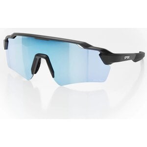 Spek Optics Lunettes Stryve II Noir Mat/Bleu Miroir Glacier Spektra