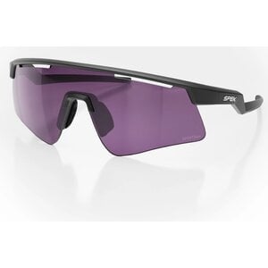 Spek Optics Lunettes Kovo Noir Mat/Spektra Baies Violettes