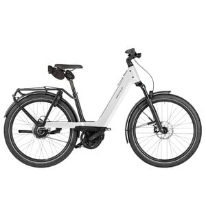 Riese & Muller Nevo5 Vario 800WH Kiox 500 w/ Carrier 40cm - Blanc