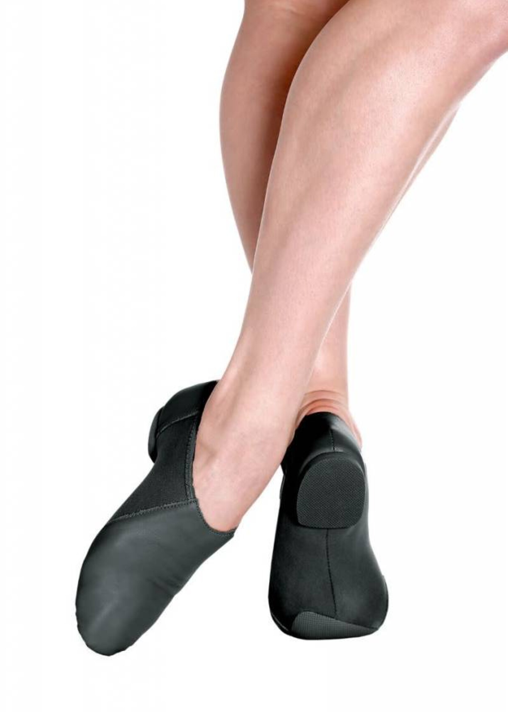 SoDanća JZ43 Split Sole Leather Jazz Shoe BLACK
