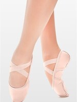 SoDanća SD110S Split Sole Leather Ballet Shoe  W/O Drawstring PINK