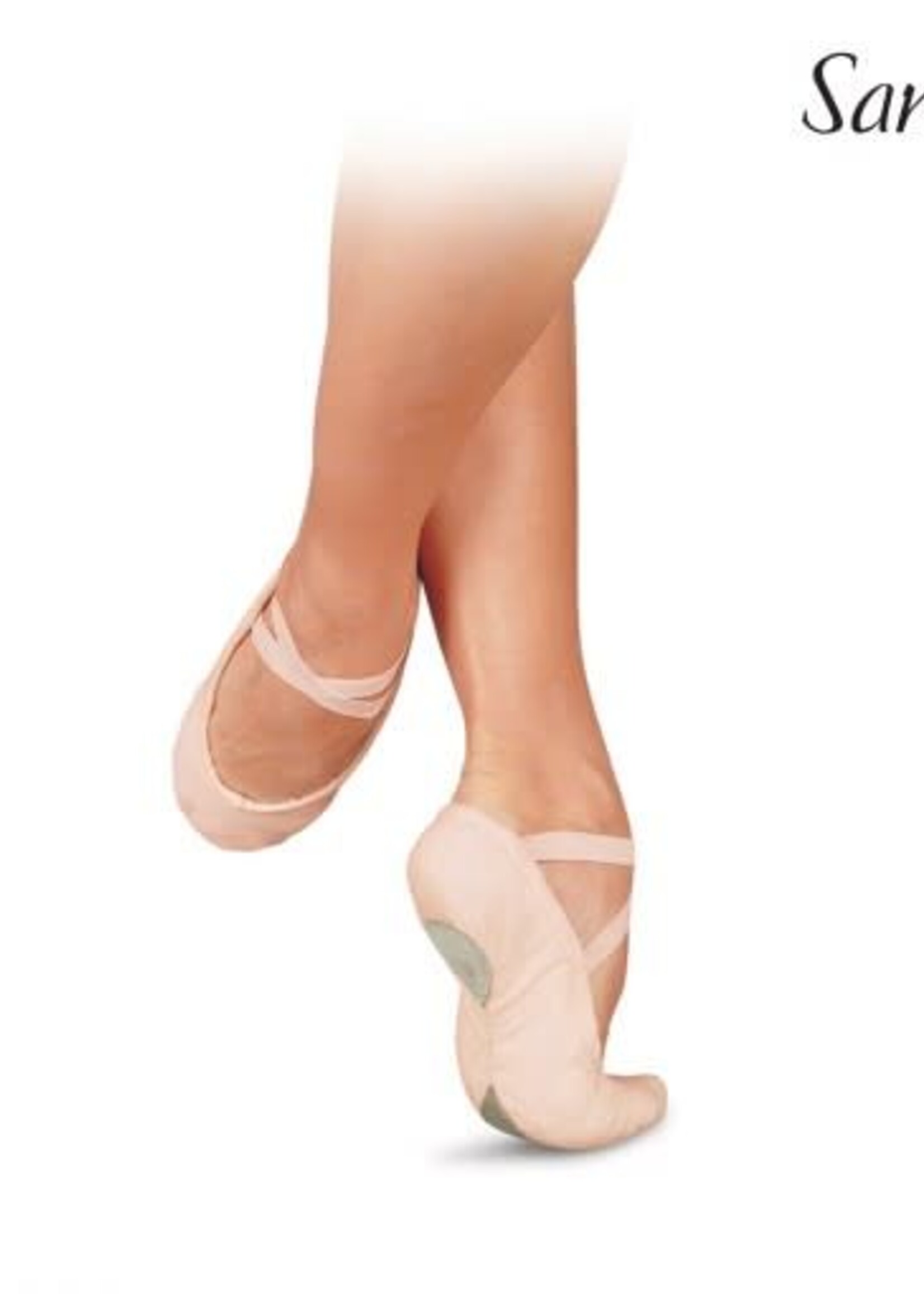Sansha Pro1C  Split Sole Canvas Ballet Slipper  LT PINK