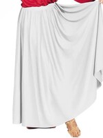 Eurotard 13778p- Adult Plus Size Lyrical Circle Skirt White OSFA