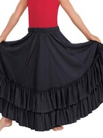 Eurotard 08803C Child Flamenco Skirt BLACK