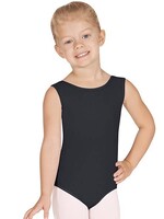 Eurotard 4489- Child Tank TACTEL Leotard Black