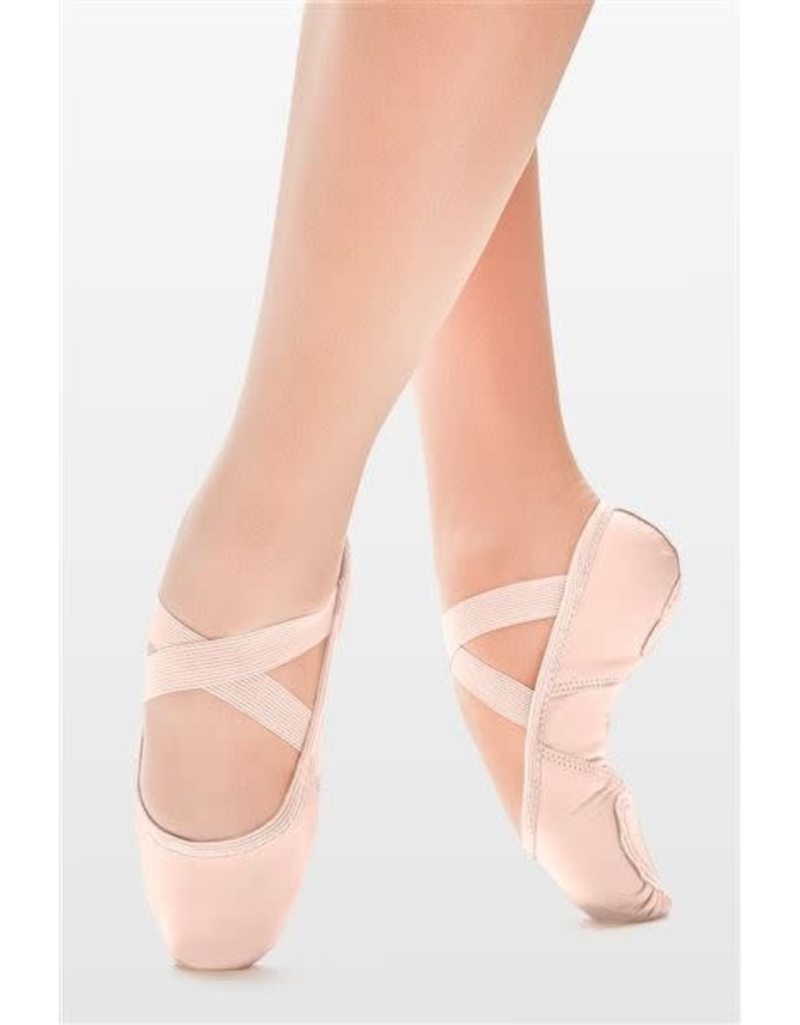 satin split sole ballet shoes