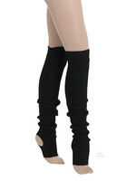 Eurotard 2625- Adult-Teen 36" Stirrup Legwarmer Black OSFA