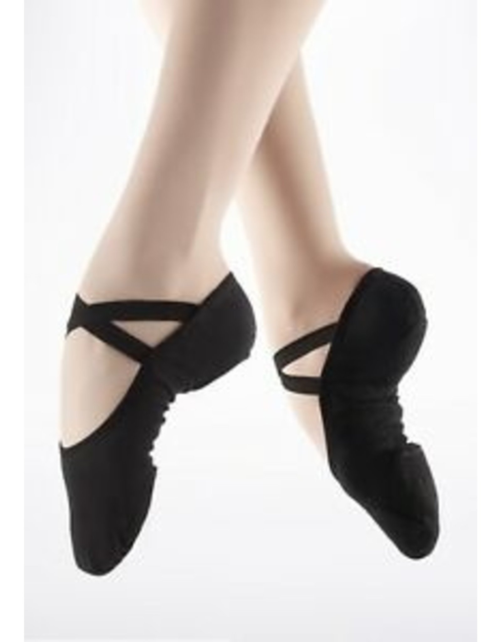 Bloch S0210L  Pro Flex Canvas Ballet Shoe BLACK