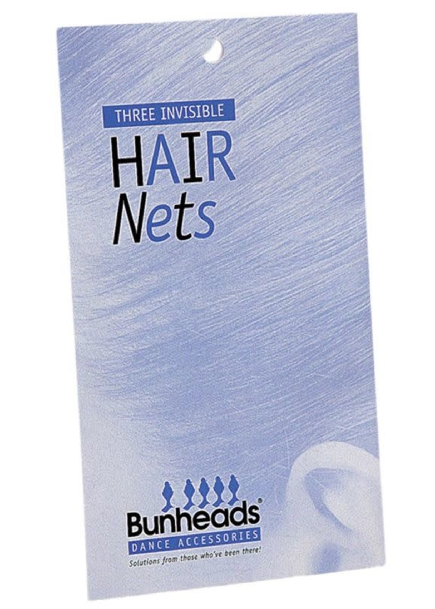 Bunheads BH424 BLK  HAIR NETS - BLACK 3 per pack