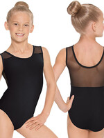 Eurotard 44586C CHILD MESH BACK TANK LEO BLACK