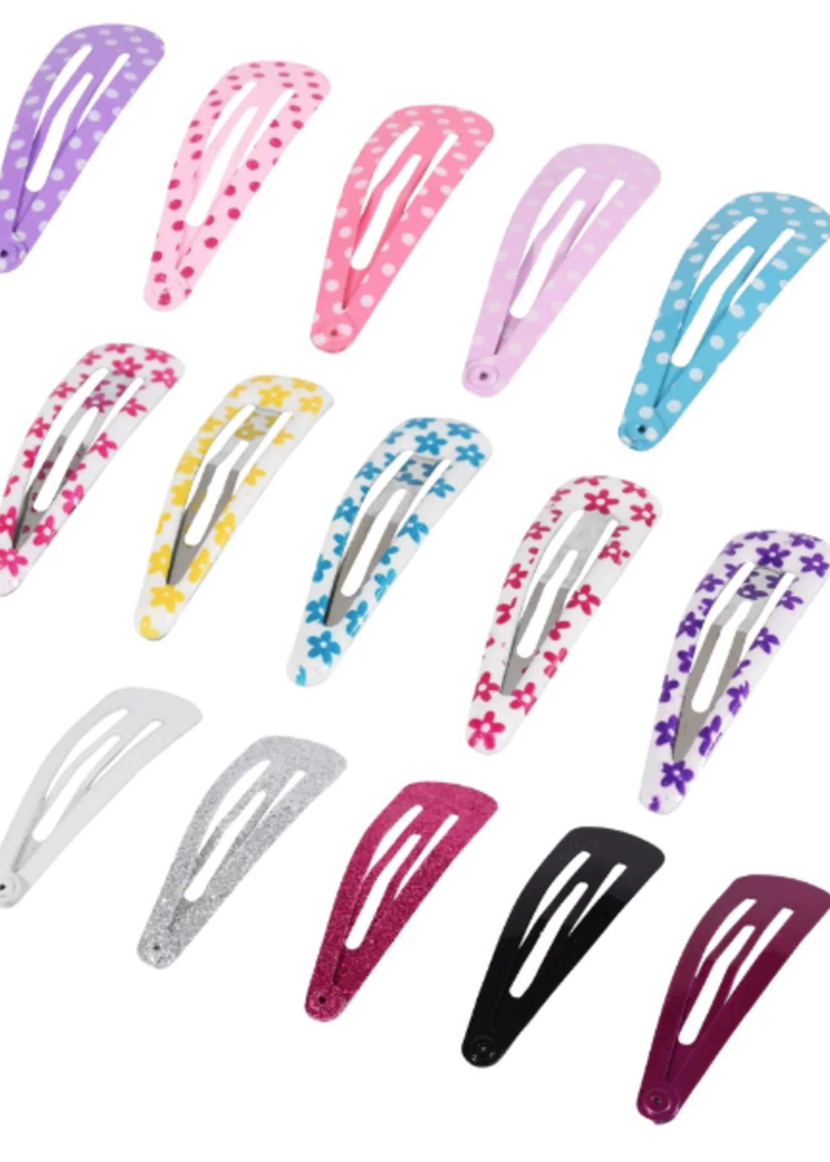 Hair Snap Clips Flowers