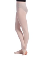 SoDanća TS95 MESH BACK SEAM PINK TIGHTS CHILD ONE SIZE