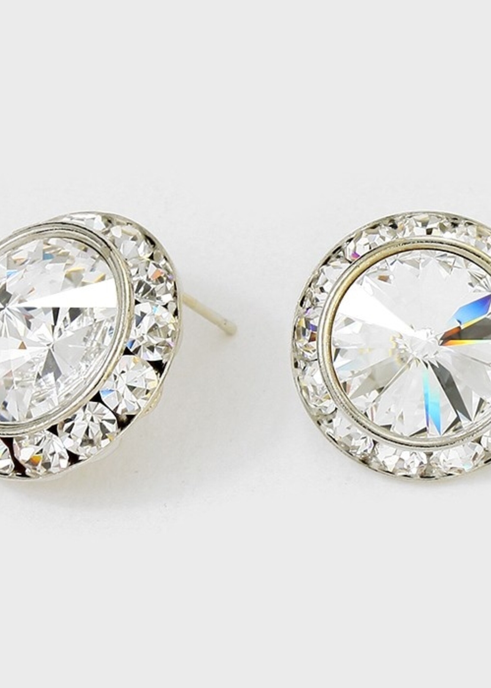 CRE1114-01 CRY LARGE POST EARRINGS