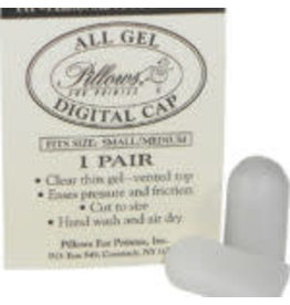 PILLOWS FOR POINTES PFP7 DURABLE DIGITAL (TOE) CAP S/M FABRIC OUT /GEL IN