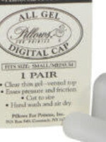 PILLOWS FOR POINTES PFP8 DURABLE DIGITAL (TOE) CAP LG FABRIC OUT /GEL IN