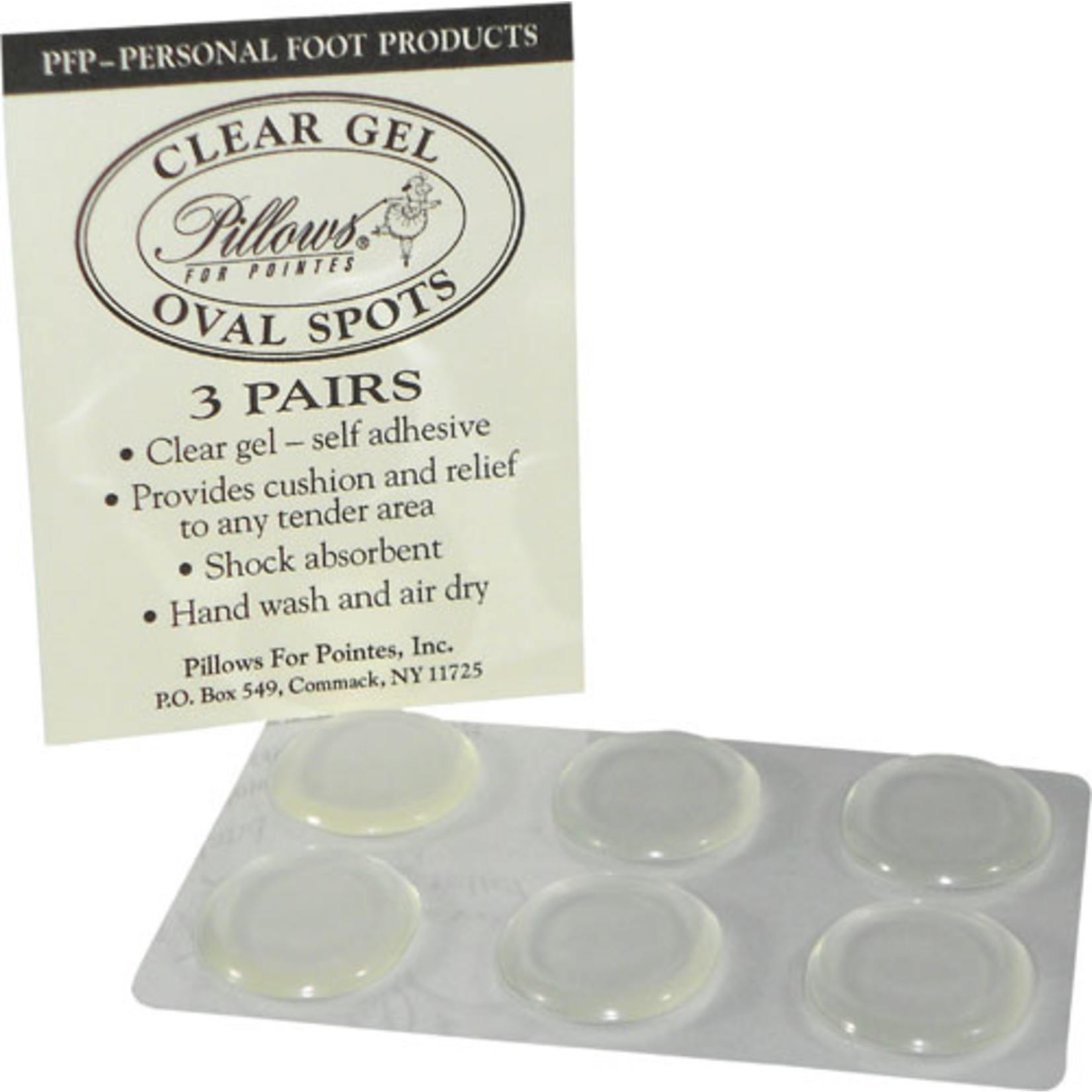 PILLOWS FOR POINTES PFP12 GEL OVAL SPOTS