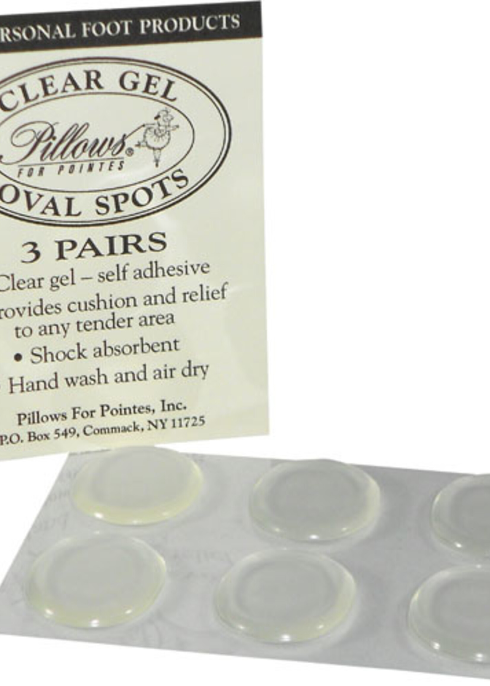 PILLOWS FOR POINTES PFP12 GEL OVAL SPOTS
