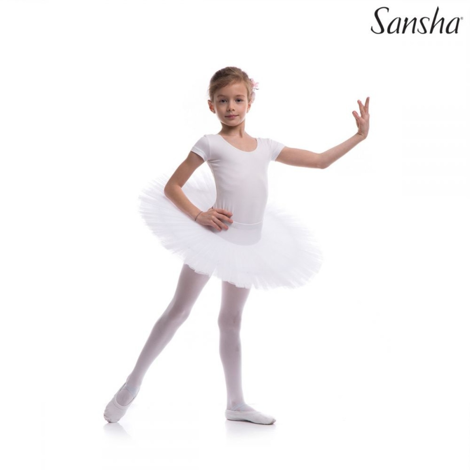 Sansha 68AG0006N Sansha White Tutu Size B - 2/4 XS CHILD