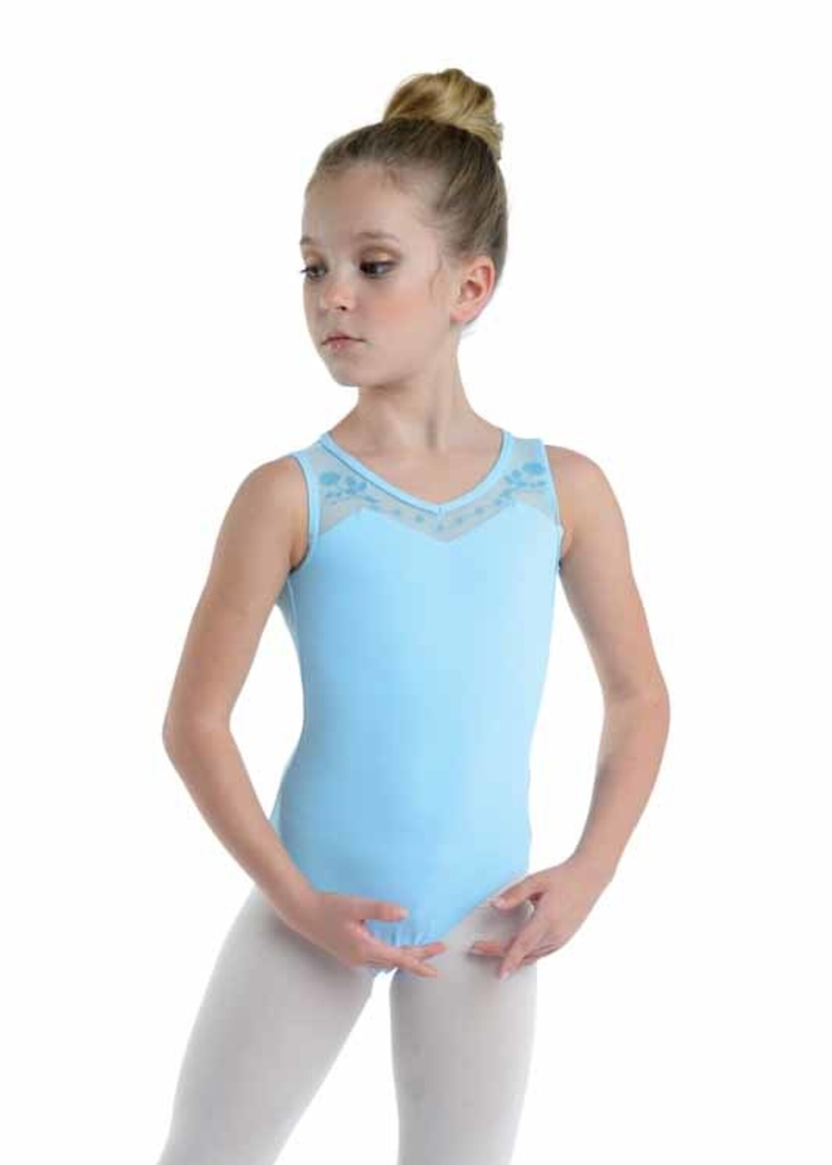 Danshuz 21109C V-neck child tank leotard