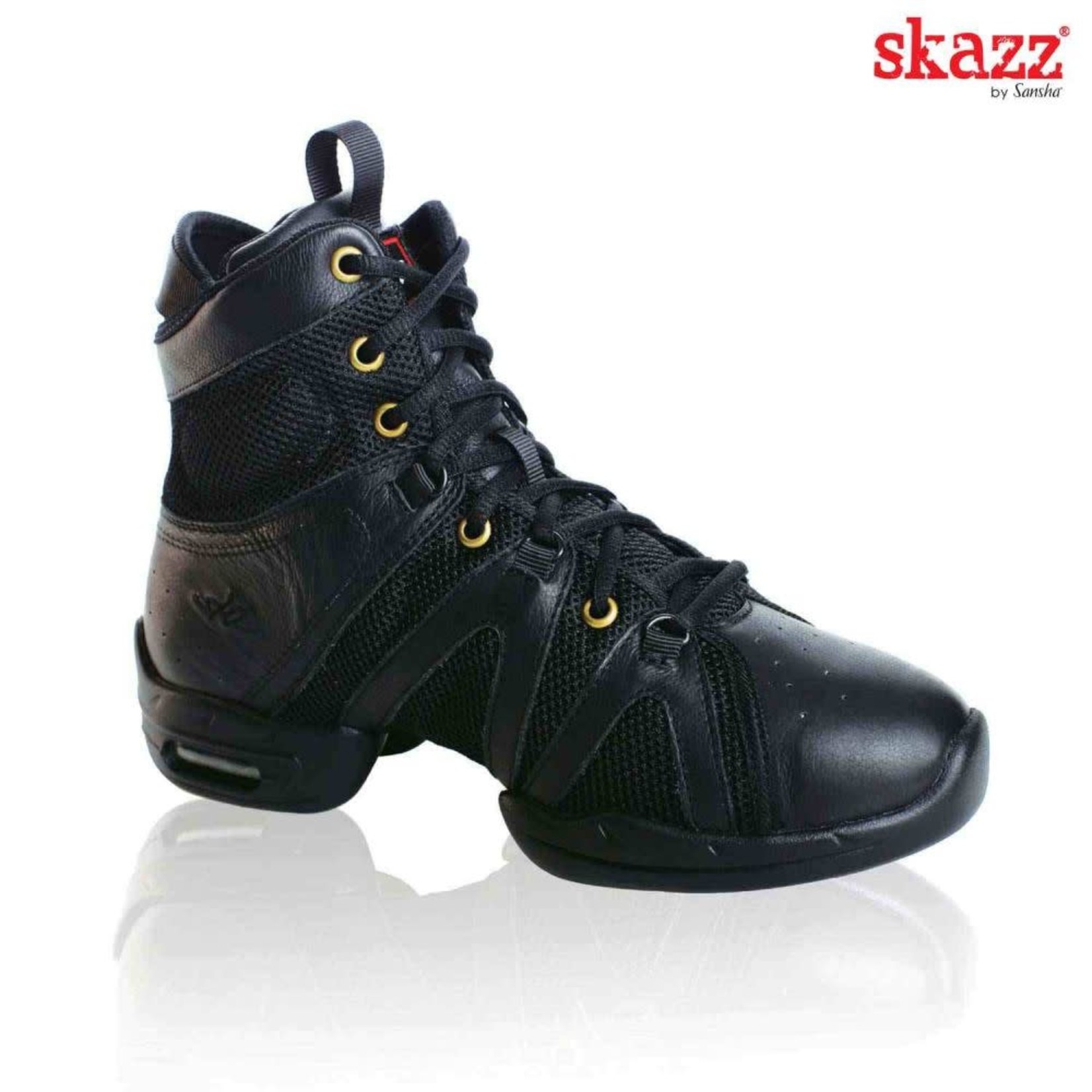 Sansha P92L High Top Dance Sneaker Black
