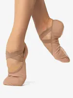 SoDanća SD16 Split Sole Canvas Ballet Shoe SUNTAN