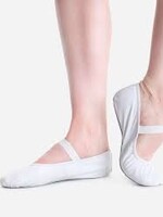 SoDanća SD69L Full Sole Leather w/out drawstring Ballet Shoe  WHITE