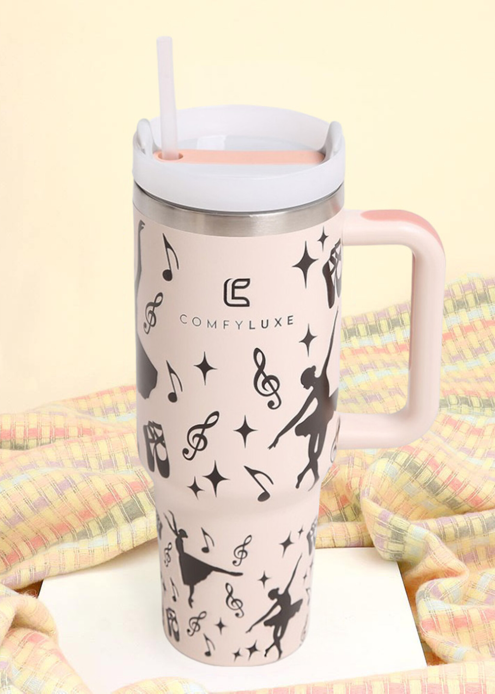 MS824-DANCE STAINLESS STEEL CUP TUMBLER