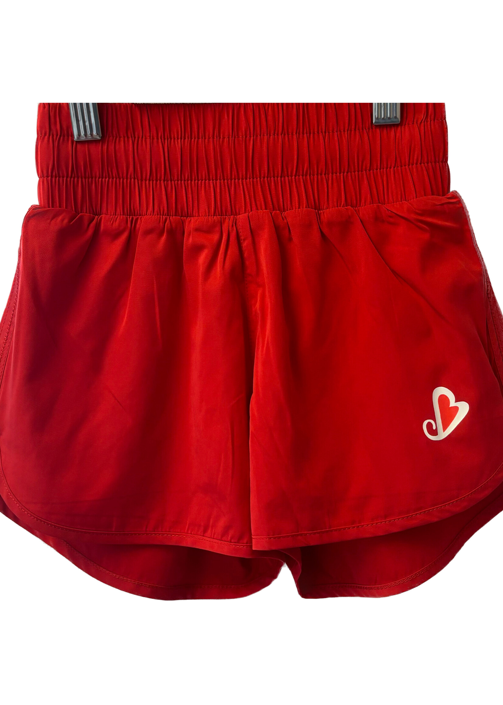 BB RED ATHLETIC ADULT SHORTS