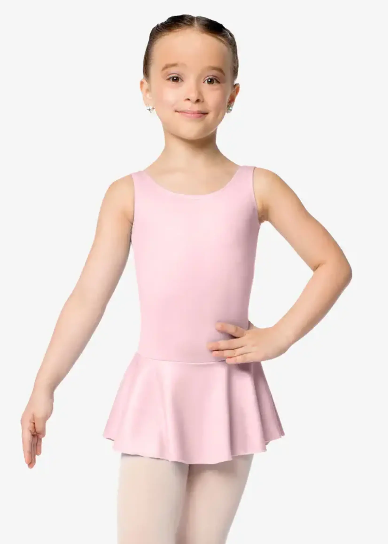 SoDanća Sl121 Child Tank Pink Leotard with Skirt (Level Pink)