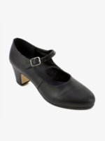 SoDanća FL12  Marisol Flamenco Shoe-Leather  BLACK