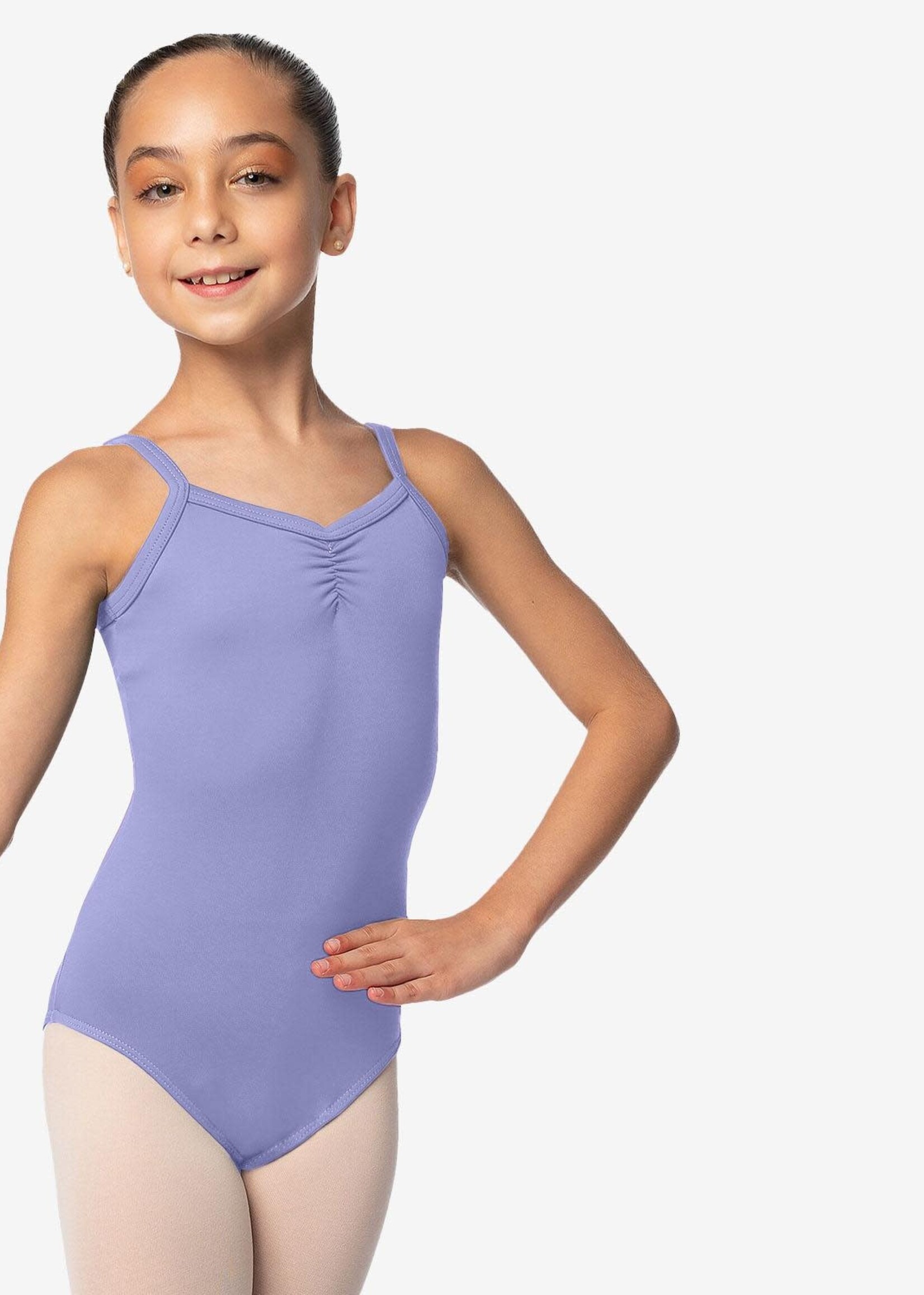SoDanća SL114 CHILD CAMISOLE PINCH FRONT AND BACK LEOTARD