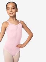 SoDanća SL114 CHILD CAMISOLE PINCH FRONT AND BACK LEOTARD LT PINK