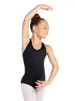 Capezio SE1028C X Back Halter Leotard - Girls BLACK