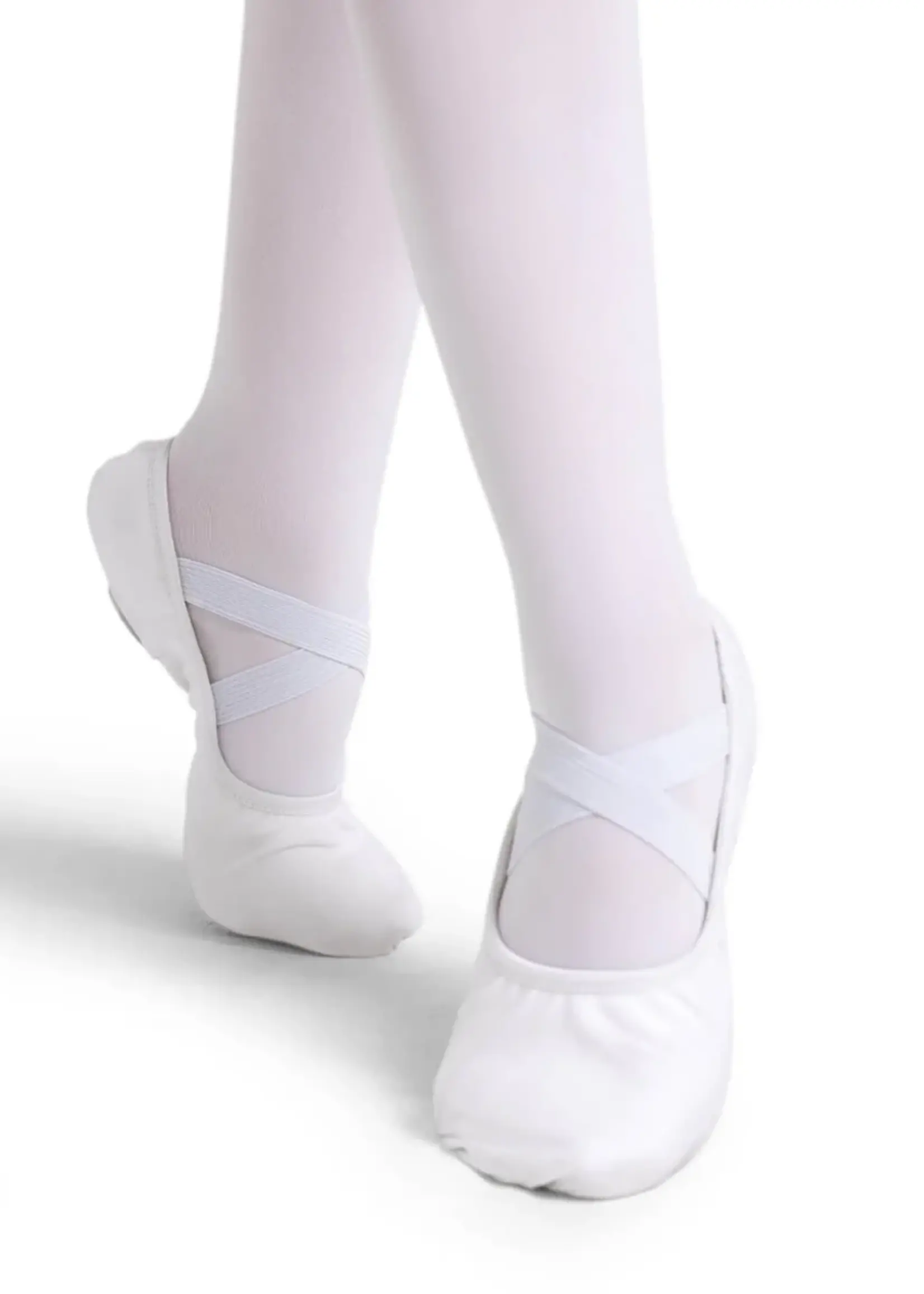 Capezio 2039 Pro Canvas S/sole slipper WHITE