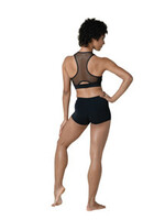 Danshuz 22304A ADULT SCOOP NECK TANK BRA  BLACK