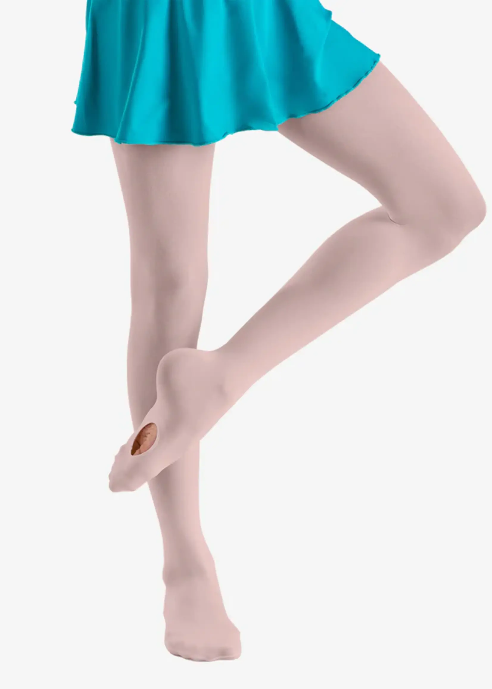 TS81 CHILD CONVERTIBLE TIGHTS BALLET PINK Dancing Doll Dancewear