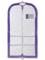Danshuz B596 COMPETITION CLEAR LAVENDAR GARMENT BAG