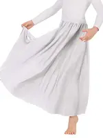 Eurotard 13778c- Child 31" Lyrical Circle Skirt White OSFA